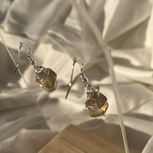 Load image into Gallery viewer, Natural Citrine Silver Earrings
