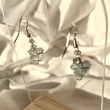 Load image into Gallery viewer, Aquamarine Silver Earrings
