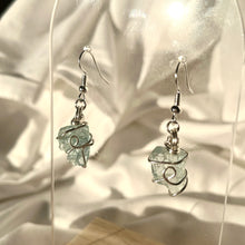 Load image into Gallery viewer, Aquamarine Silver Earrings
