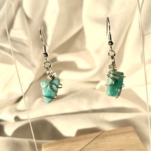 Load image into Gallery viewer, Amazonite Silver Earrings
