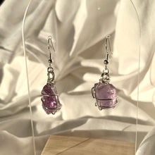 Load image into Gallery viewer, Amethyst Silver Earrings
