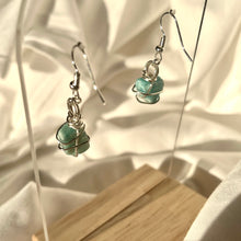 Load image into Gallery viewer, Amazonite Silver Earrings
