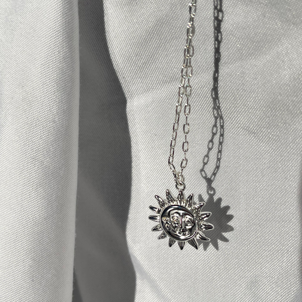 Luna Sol Pendant - Silver