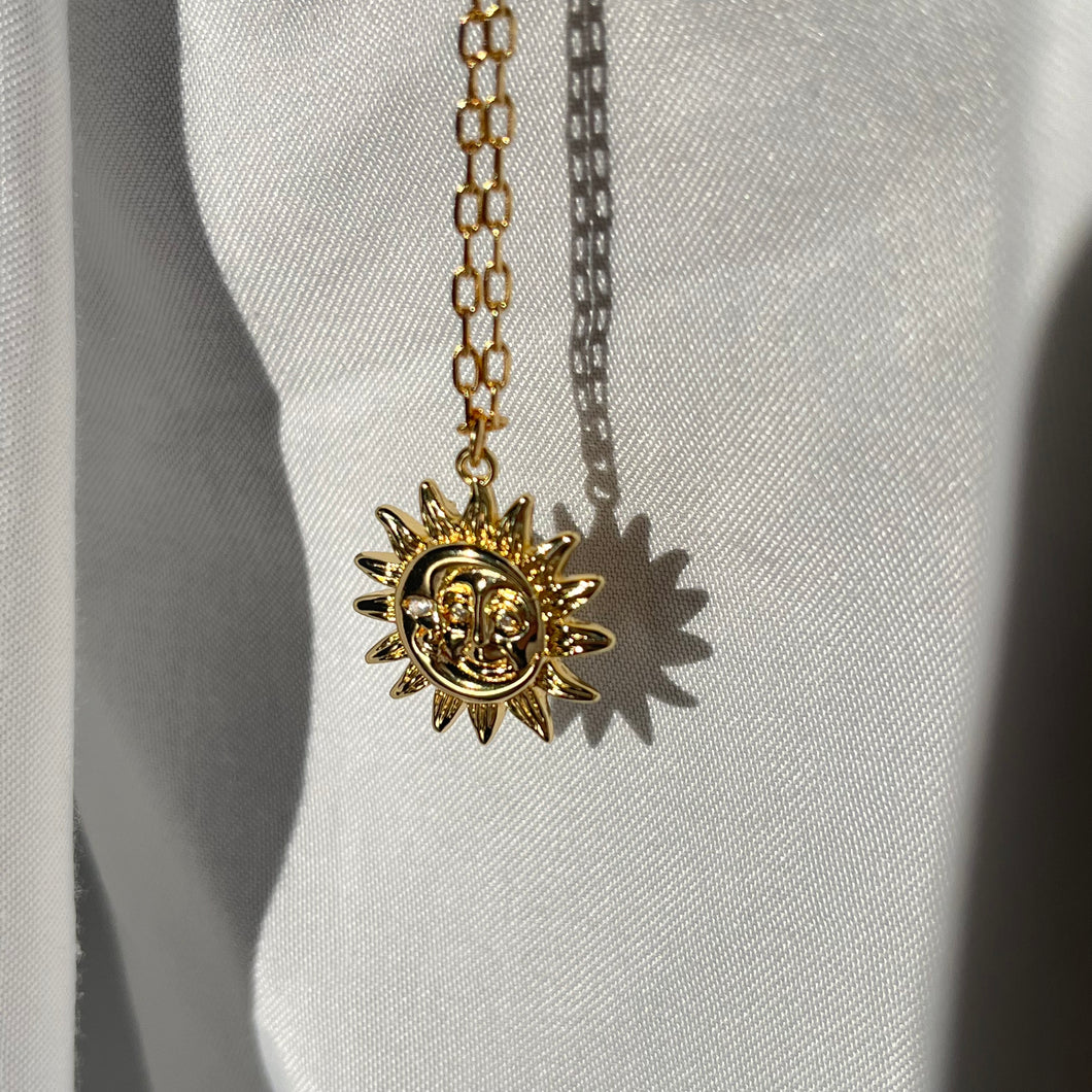 Luna Sol Pendant - Gold