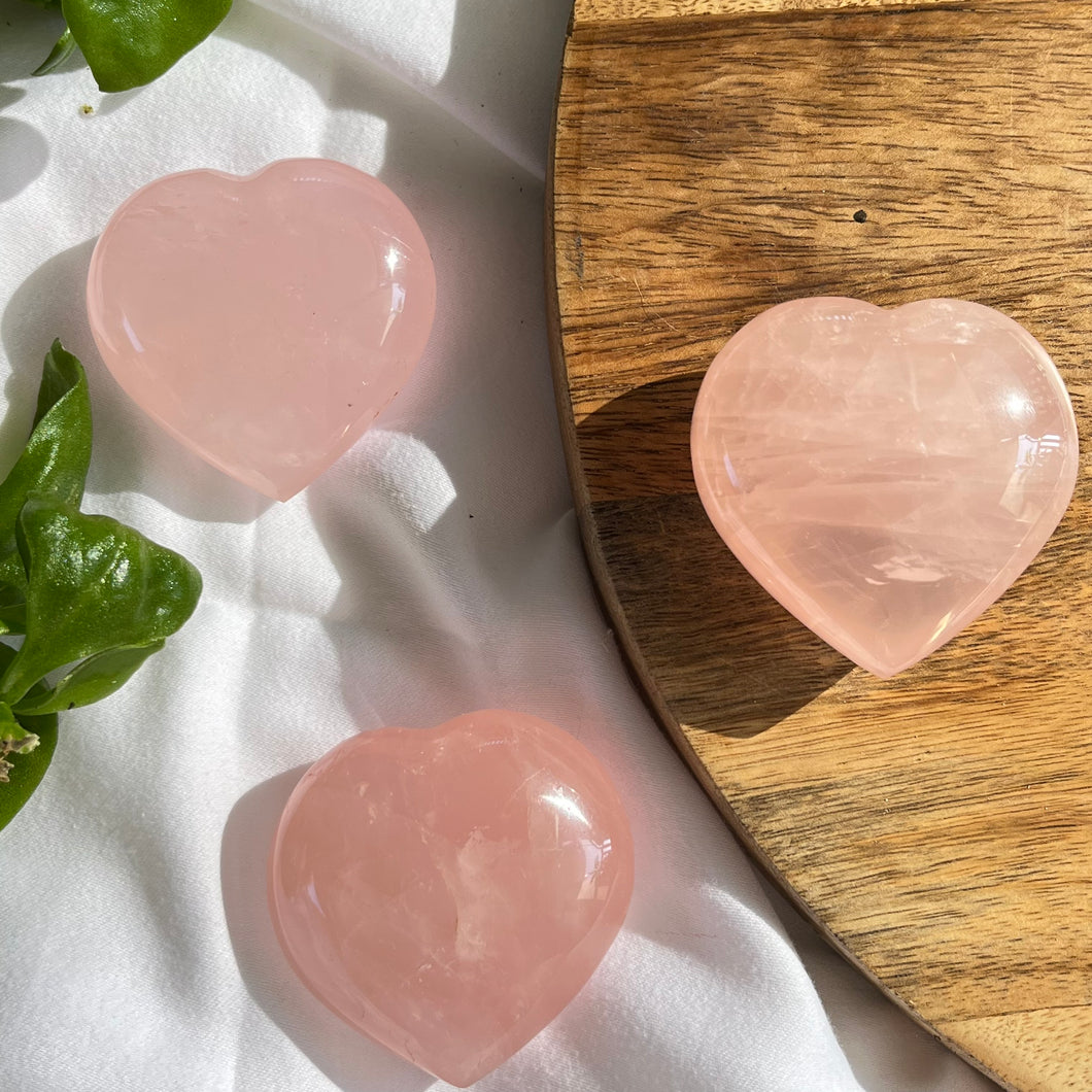 Rose Quartz Heart